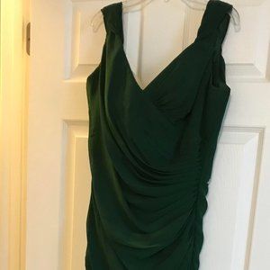 Christina Wu Bridesmaids Dress 22622 Hunter Green